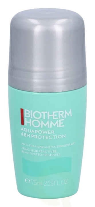 Biotherm Homme Aquapower Deo Roll-On 75 ml ryhmässä KAUNEUS JA TERVEYS / Tuoksut & Parfyymit / Deodorantit / Miesten deodorantit @ TP E-commerce Nordic AB (C37813)