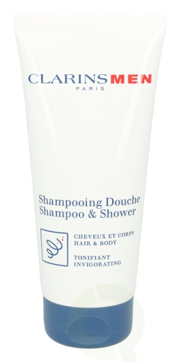 Clarins Men Shampoo & Shower 200 ml ryhmässä KAUNEUS JA TERVEYS / Hiukset &Stailaus / Hiustenhoito / Shampoo @ TP E-commerce Nordic AB (C37816)