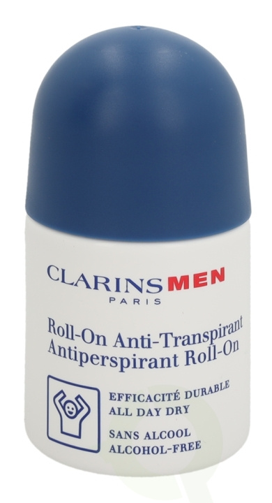 Clarins Men Anti Perspirant Deo Roll-On 50 ml ryhmässä KAUNEUS JA TERVEYS / Tuoksut & Parfyymit / Deodorantit / Miesten deodorantit @ TP E-commerce Nordic AB (C37818)