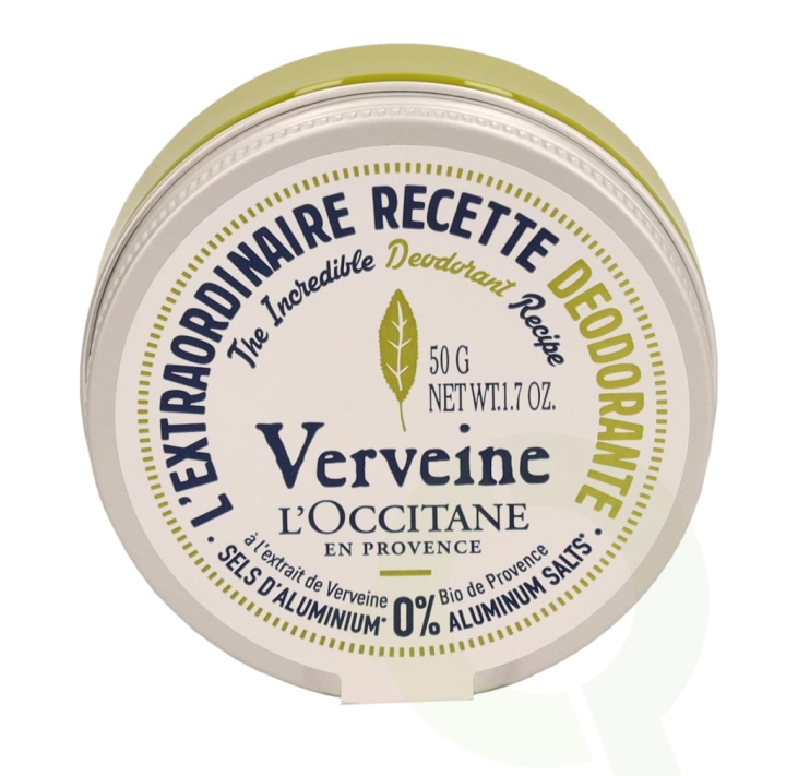 L\'Occitane Verbena Deodorant Balm 50 gr ryhmässä KAUNEUS JA TERVEYS / Tuoksut & Parfyymit / Deodorantit / Miesten deodorantit @ TP E-commerce Nordic AB (C37902)