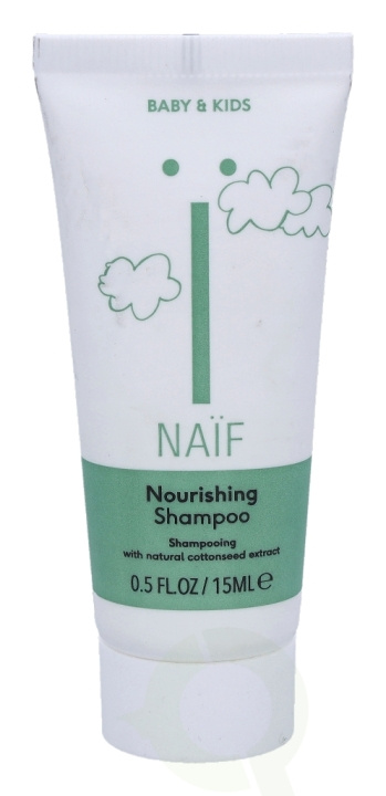 Naif Quality Baby Care Nourishing Shampoo 15 ml ryhmässä KAUNEUS JA TERVEYS / Hiukset &Stailaus / Hiustenhoito / Shampoo @ TP E-commerce Nordic AB (C37954)