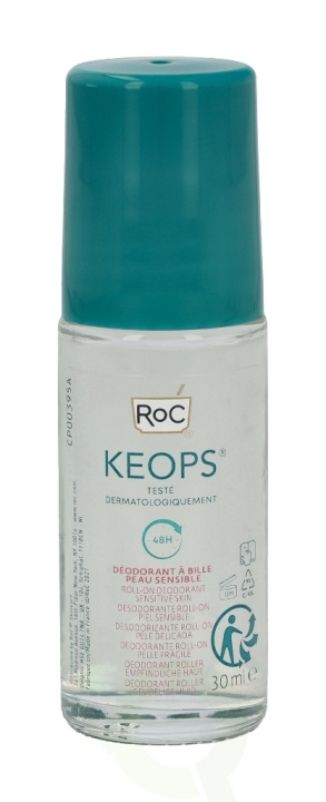 ROC Keops Deo Roll-On - Sensitive Skin 30 ml ryhmässä KAUNEUS JA TERVEYS / Tuoksut & Parfyymit / Deodorantit / Naisten deodorantit @ TP E-commerce Nordic AB (C37984)