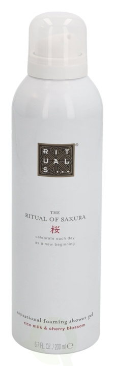 Rituals Sakura Zensational Foaming Shower Gel 200 ml ryhmässä KAUNEUS JA TERVEYS / Ihonhoito / Kehon hoito / Kylpy- ja suihkugeelit @ TP E-commerce Nordic AB (C37990)