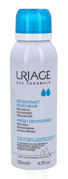 Uriage Deodrant Fraicheur- Fresh 24H 125 ml ryhmässä KAUNEUS JA TERVEYS / Tuoksut & Parfyymit / Deodorantit / Naisten deodorantit @ TP E-commerce Nordic AB (C38036)