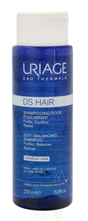 Uriage DS Hair Soft Balancing Shampoo 200 ml ryhmässä KAUNEUS JA TERVEYS / Hiukset &Stailaus / Hiustenhoito / Shampoo @ TP E-commerce Nordic AB (C38038)