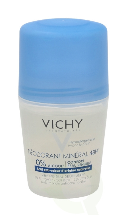 Vichy 48H Mineral Deodorant Roll-On 50 ml ryhmässä KAUNEUS JA TERVEYS / Tuoksut & Parfyymit / Deodorantit / Naisten deodorantit @ TP E-commerce Nordic AB (C38056)