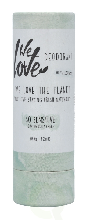 We Love The Planet Deo Stick 65 gr ryhmässä KAUNEUS JA TERVEYS / Tuoksut & Parfyymit / Deodorantit / Naisten deodorantit @ TP E-commerce Nordic AB (C38083)