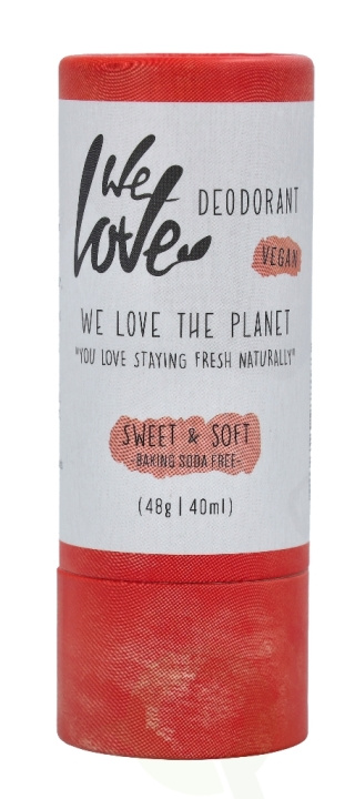 We Love The Planet Deo Stick 48 gr ryhmässä KAUNEUS JA TERVEYS / Tuoksut & Parfyymit / Deodorantit / Naisten deodorantit @ TP E-commerce Nordic AB (C38084)