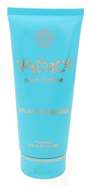 Versace Dylan Turquoise Bath & Shower Gel 200 ml ryhmässä KAUNEUS JA TERVEYS / Ihonhoito / Kehon hoito / Kylpy- ja suihkugeelit @ TP E-commerce Nordic AB (C38094)