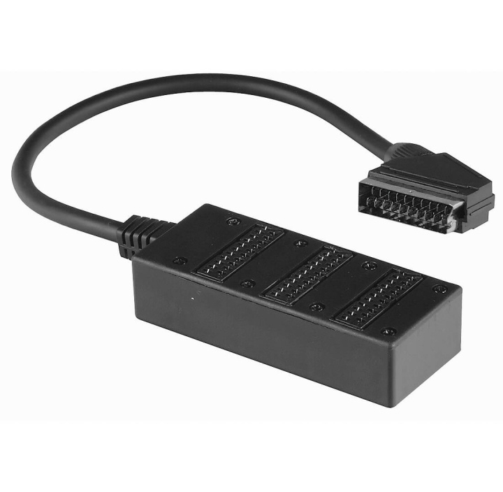 Hama Förgreningsbox Scart 3st Scart Ingångar ryhmässä KODINELEKTRONIIKKA / Kaapelit & Sovittimet / Scart @ TP E-commerce Nordic AB (C38290)