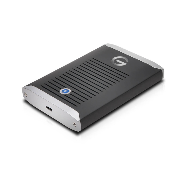 G-Technology GTECH Kannettava SSD Thunderbolt3 500GB Musta ryhmässä TIETOKOONET & TARVIKKEET / Tietokoneen komponentit / Kovalevyt / SSD @ TP E-commerce Nordic AB (C38309)