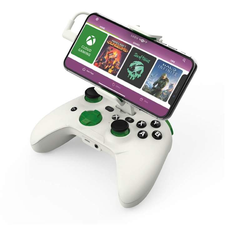 RIOTPWR iOS Xbox Pro Cloud Gaming Controller White ryhmässä KODINELEKTRONIIKKA / Pelikonsolit & Tarvikkeet / Muut pelit @ TP E-commerce Nordic AB (C38313)