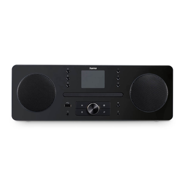 HAMA Radio FM/DAB+/CD/BT DR1560CBT Black ryhmässä KODINELEKTRONIIKKA / Ääni & Kuva / Kotiteatteri, HiFi ja kannettavat / Radio & Herätyskellot / Radio @ TP E-commerce Nordic AB (C38318)