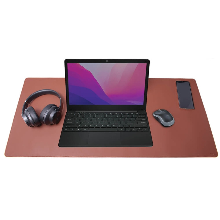 DESIRE2 Prestige Pad Desk Mat 400x900mm Brown ryhmässä TIETOKOONET & TARVIKKEET / Hiiret & Näppäimistöt / Hiirimatot @ TP E-commerce Nordic AB (C38339)