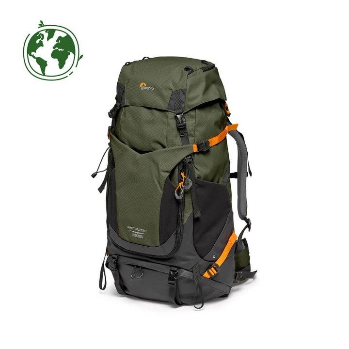 Lowepro Backpack PhotoSport Pro 55L AW IV M-L Dark Green ryhmässä KODINELEKTRONIIKKA / Valokuvat & Videot / Valokuvauslaitteet / Kameralaukut @ TP E-commerce Nordic AB (C38358)