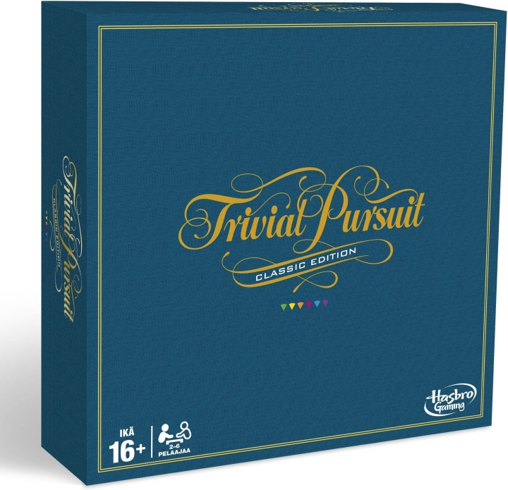 Hasbro Trivial Pursuit -peli, Classic Edition FI ryhmässä LELUT, TUOTTEET LAPSILLE JA VAUVOILLE / Leikkikalut, Askartelu &Pelit / Seurapelit / Perhepelit @ TP E-commerce Nordic AB (C38452)