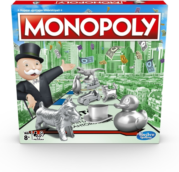 Hasbro Monopoly Classic -lautapeli ryhmässä LELUT, TUOTTEET LAPSILLE JA VAUVOILLE / Leikkikalut, Askartelu &Pelit / Seurapelit / Perhepelit @ TP E-commerce Nordic AB (C38454)