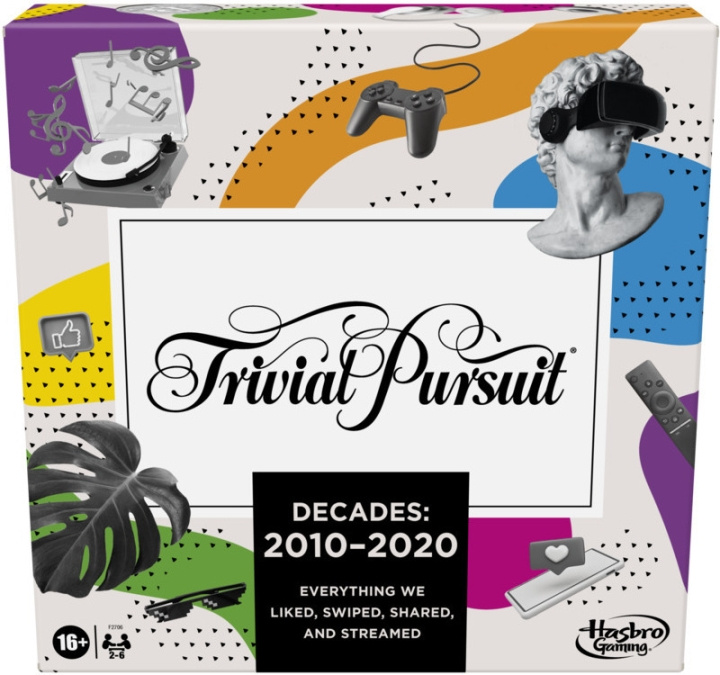 Hasbro Trivial Pursuit 2010 - 2020 luvut -lautapeli FI ryhmässä LELUT, TUOTTEET LAPSILLE JA VAUVOILLE / Leikkikalut, Askartelu &Pelit / Seurapelit / Perhepelit @ TP E-commerce Nordic AB (C38470)