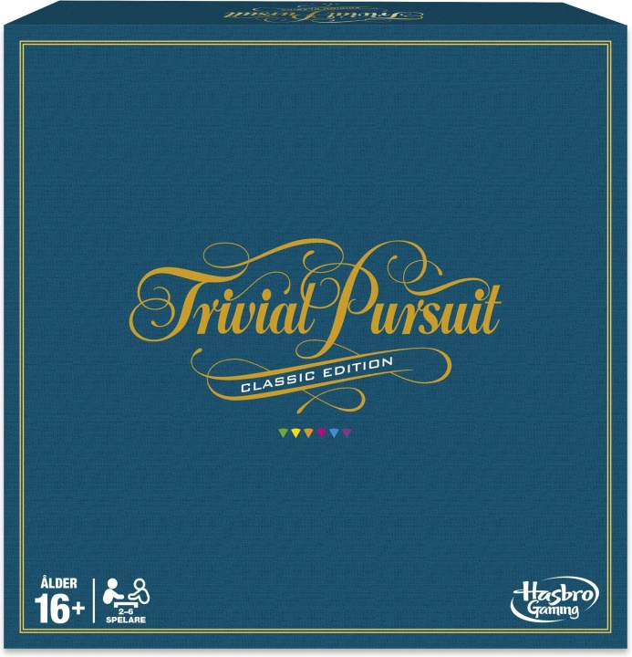 Hasbro Trivial Pursuit -peli, Classic Edition SE ryhmässä LELUT, TUOTTEET LAPSILLE JA VAUVOILLE / Leikkikalut, Askartelu &Pelit / Seurapelit / Perhepelit @ TP E-commerce Nordic AB (C38471)