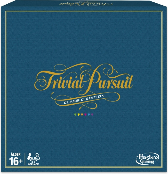 Hasbro Trivial Pursuit -peli, Classic Edition SE ryhmässä LELUT, TUOTTEET LAPSILLE JA VAUVOILLE / Peli / Lautapelit @ TP E-commerce Nordic AB (C38471)