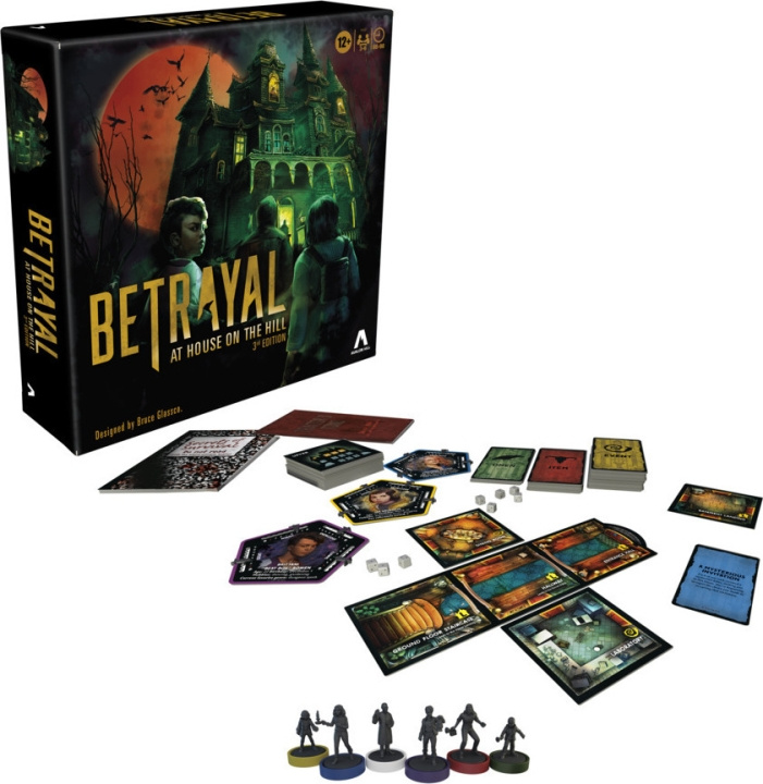 Hasbro Avalon Hill Betrayal at House on the Hill 3rd edition -lautapeli, EN ryhmässä LELUT, TUOTTEET LAPSILLE JA VAUVOILLE / Leikkikalut, Askartelu &Pelit / Seurapelit / Perhepelit @ TP E-commerce Nordic AB (C38475)