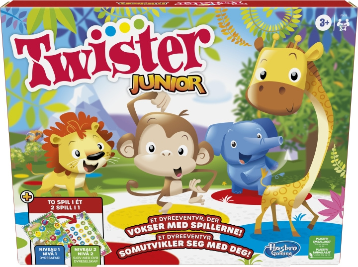 Hasbro Twister Junior -peli SE/FI ryhmässä LELUT, TUOTTEET LAPSILLE JA VAUVOILLE / Leikkikalut, Askartelu &Pelit / Seurapelit / Perhepelit @ TP E-commerce Nordic AB (C38497)