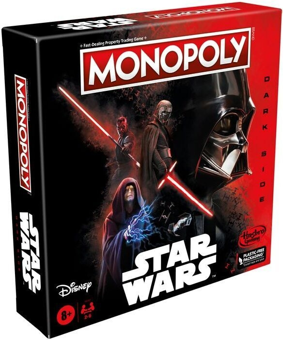 Hasbro Monopoly Star Wars Dark side -lautapeli, EN ryhmässä LELUT, TUOTTEET LAPSILLE JA VAUVOILLE / Leikkikalut, Askartelu &Pelit / Seurapelit / Perhepelit @ TP E-commerce Nordic AB (C38498)