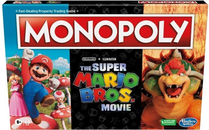 Hasbro Monopoly Super Mario Movie -lautapeli, englanti ryhmässä LELUT, TUOTTEET LAPSILLE JA VAUVOILLE / Peli / Lautapelit @ TP E-commerce Nordic AB (C38499)
