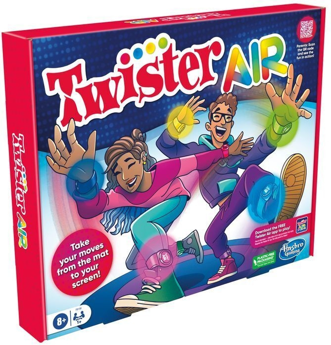 Hasbro Twister Air - partypeli EN ryhmässä LELUT, TUOTTEET LAPSILLE JA VAUVOILLE / Leikkikalut, Askartelu &Pelit / Seurapelit / Perhepelit @ TP E-commerce Nordic AB (C38505)