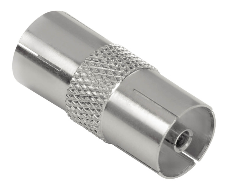 Hama Adapter Antenn Koax Hona-Hona ryhmässä KODINELEKTRONIIKKA / Ääni & Kuva / TV & Tarvikkeet / Antennit & Tarvikkeet @ TP E-commerce Nordic AB (C38552)