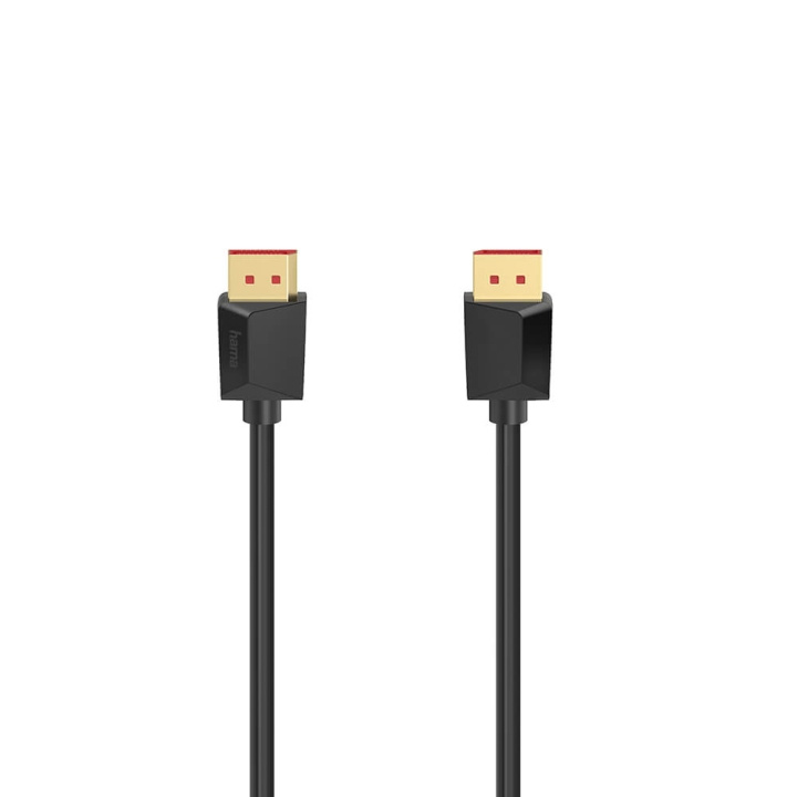 Hama Cable Displayport 1.4 8K Ultra-HD 2.0m Black ryhmässä TIETOKOONET & TARVIKKEET / Kaapelit & Sovittimet / DisplayPort / Kaapelit @ TP E-commerce Nordic AB (C38586)