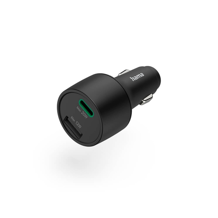 HAMA Car Charger USB-C USB-A PD/Qualcomm 32W Black ryhmässä ÄLYPUHELIMET JA TABLETIT / Laturit & Kaapelit / Autolaturi / Autolaturi Tyyppi C @ TP E-commerce Nordic AB (C38588)