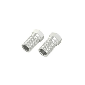 HAMA F-Plug 5.5mm 2-pack ryhmässä KODINELEKTRONIIKKA / Ääni & Kuva / TV & Tarvikkeet / Antennit & Tarvikkeet @ TP E-commerce Nordic AB (C38596)