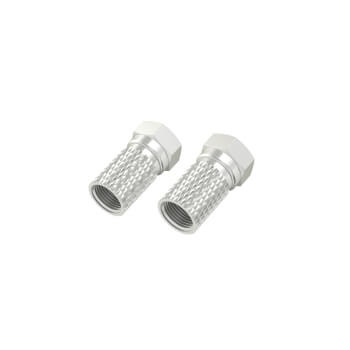 HAMA F-Plug 8.0mm 2-pack ryhmässä KODINELEKTRONIIKKA / Ääni & Kuva / TV & Tarvikkeet / Antennit & Tarvikkeet @ TP E-commerce Nordic AB (C38600)