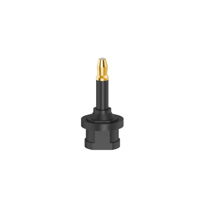 Hama Adapter ODT Toslink 3.5mm Hona-Hane Guld Svart ryhmässä KODINELEKTRONIIKKA / Kaapelit & Sovittimet / Digitaalinen ääni @ TP E-commerce Nordic AB (C38743)