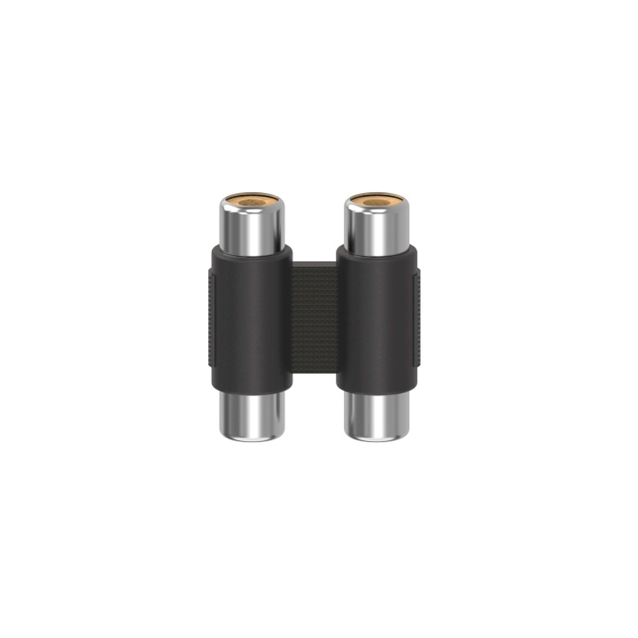 Hama Adapteri Audio 2xRCA Naaras-Naaras Musta ryhmässä KODINELEKTRONIIKKA / Kaapelit & Sovittimet / Analoginen ääni / Sovittimet @ TP E-commerce Nordic AB (C38744)