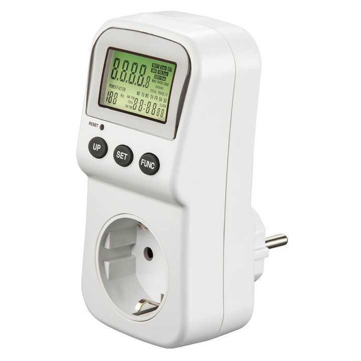 HAMA 220V Socket Electricity Consumption Meter ryhmässä KOTI, TALOUS JA PUUTARHA / Älykodit / Älykkäät anturit @ TP E-commerce Nordic AB (C38754)