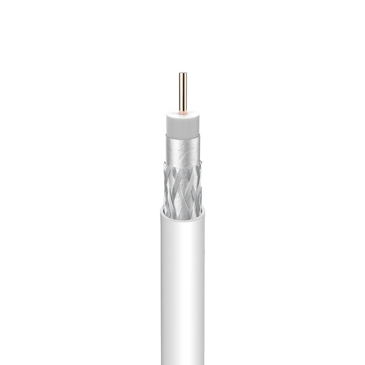 TELEVES Antenna Cable 0.8/3.5/5.0 White 100m ryhmässä KODINELEKTRONIIKKA / Kaapelit & Sovittimet / Antennikaapelit & Tarvikkeet / Antenni johdot @ TP E-commerce Nordic AB (C38781)