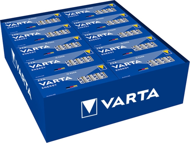 Varta LR03/AAA (Micro) (4103) batteri, 10 st. box alkaliskt manganbatteri, 1,5 V ryhmässä KODINELEKTRONIIKKA / Paristot & Laturit / Akut / AAA @ TP E-commerce Nordic AB (C38864)
