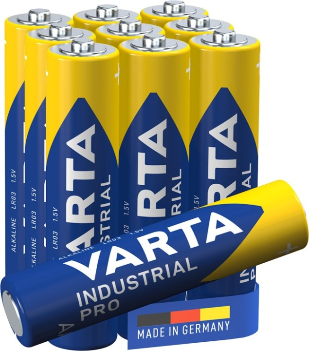 Varta LR03/AAA (Micro) (4003) batteri, 10 st. box alkaliskt manganbatteri, 1,5 V ryhmässä KODINELEKTRONIIKKA / Paristot & Laturit / Akut / AAA @ TP E-commerce Nordic AB (C38898)