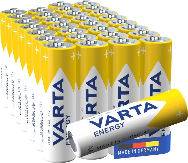 Varta LR6/AA (Mignon) (4106) batteri, 30 st. i blister alkaliskt manganbatteri, 1,5 V ryhmässä KODINELEKTRONIIKKA / Paristot & Laturit / Akut / AA @ TP E-commerce Nordic AB (C38900)