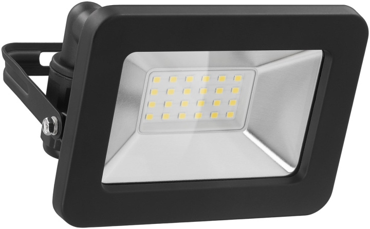 Goobay LED-strålkastare för utomhusbruk, 20 W med 1700 lm, neutralt vitt ljus (4000 K) och M16 kabelgenomföring, lämplig för utomhusbruk (IP65) ryhmässä KOTI, TALOUS JA PUUTARHA / Sähkö & Valaistus / Ulkovalaistus / LED-valonheitin @ TP E-commerce Nordic AB (C40096)