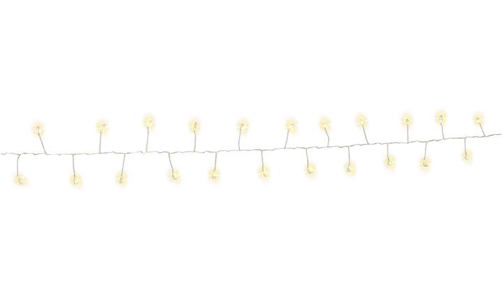 Goobay 50er LED silver wire cluster ljuskedja med 2 ljuslägen, varmvitt (3000 K), batteridrift, för inomhus och utomhusbruk (IP44) ryhmässä KODINELEKTRONIIKKA / Valaistus / LED-silmukka @ TP E-commerce Nordic AB (C40130)