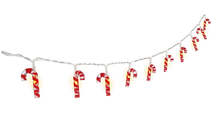 Goobay 10 LED-valoa Polka dots ajastintoiminnolla, lämmin valkoinen (3000 K), paristokäyttöinen ryhmässä KODINELEKTRONIIKKA / Valaistus / Jouluvalaistus @ TP E-commerce Nordic AB (C40135)