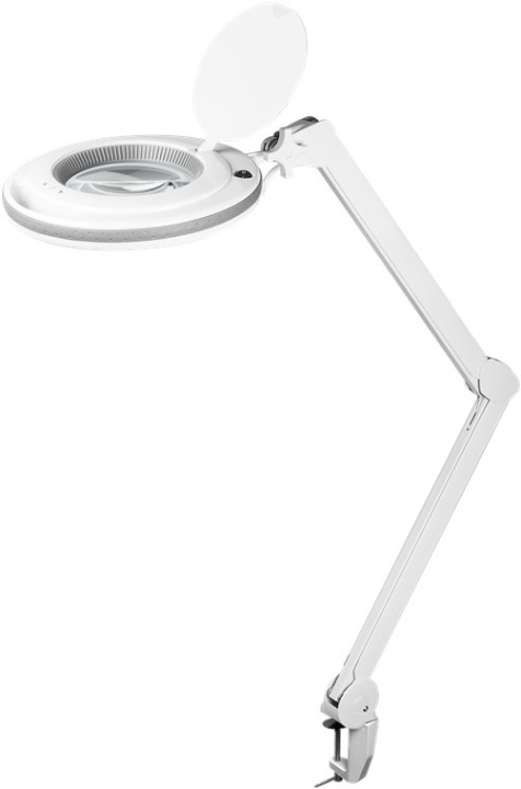 Goobay LED-förstoringslampa med klämma, 9 W, vit 80-730 lm, dimbar, 127 mm kristallglaslins, 1,75x förstoring, 3 dioptrier ryhmässä KOTI, TALOUS JA PUUTARHA / Työkalut & Tee itse / Muut Työkalut & Tarvikkeet @ TP E-commerce Nordic AB (C40169)