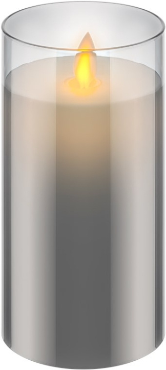 Goobay LED äkta vaxljus i glas, 7,5 x 15 cm underbar och säker belysningslösning för många områden som hus och loggier, kontor eller skolor ryhmässä KODINELEKTRONIIKKA / Valaistus / Muu valaistus @ TP E-commerce Nordic AB (C40176)