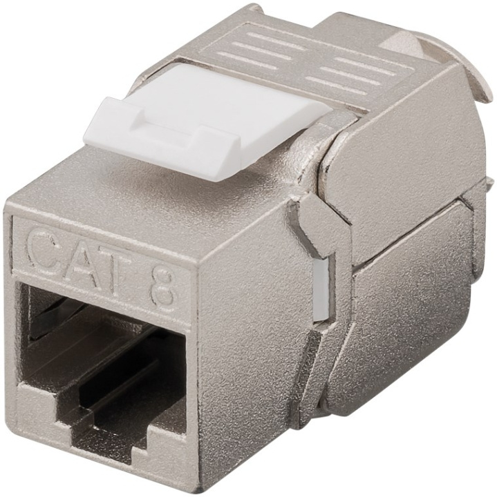 Goobay Keystone modul RJ45 CAT 8.1, STP, GHMT-certifierad 15,8 mm bred, crocodile typ, klämlist för IDC-montering (verktygsfri) ryhmässä TIETOKOONET & TARVIKKEET / Kaapelit & Sovittimet / Verkko / Sovittimet & Liittimet @ TP E-commerce Nordic AB (C40180)