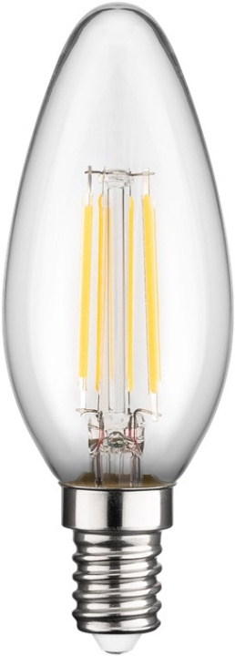 Goobay LED-lampa med glödtråd, 4 W sockel E14, varmvit, ej dimbar ryhmässä KODINELEKTRONIIKKA / Valaistus / LED-lamput @ TP E-commerce Nordic AB (C40243)