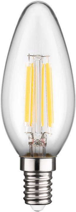 Goobay LED-lampa med glödtråd, 6 W sockel E14, varmvit, ej dimbar ryhmässä KODINELEKTRONIIKKA / Valaistus / LED-lamput @ TP E-commerce Nordic AB (C40244)