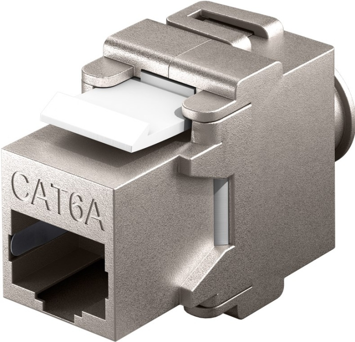 Goobay Keystone-moduuli RJ45 CAT 6A, STP 17,1 mm leveä, Butterfly-tyyppi, kiinnitysnauha IDC-asennusta varten (ilman työkaluja) ryhmässä TIETOKOONET & TARVIKKEET / Kaapelit & Sovittimet / Verkko / Sovittimet & Liittimet @ TP E-commerce Nordic AB (C40355)